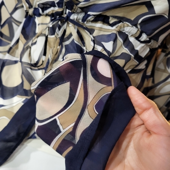 MICHAEL KORS - Deep V-neck Blouses - Picture 5 of 11